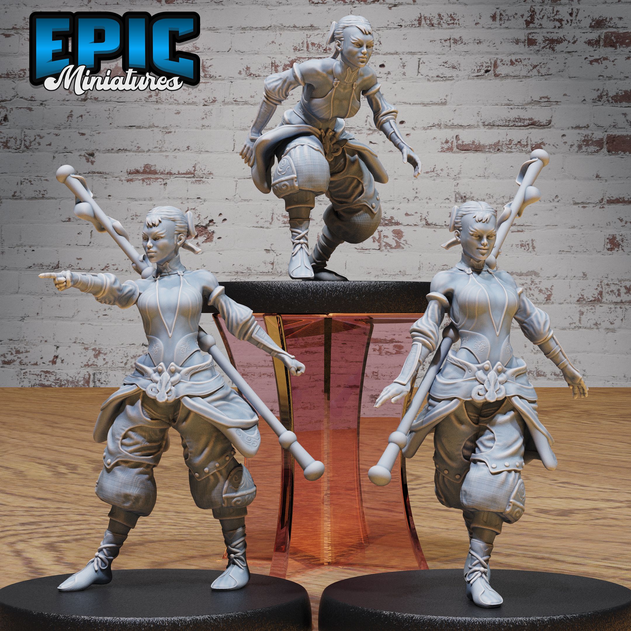 Monk Adventurer Female Set / Shaolin Fighter / Buddhism Priest / Eastern Human Warrior / Kung Fu Master / Chinese Folk / Temple Guard / Buddhist Monastery / Iron Fist Encounter